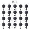 20pcs Self Adhesive Wall Hook Kitchen Bathroom Hook Strong Without Drilling Non-Marking Hook Door Towel Hanger Cute Hook Storage